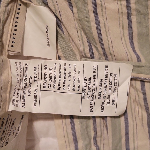 Pottery barn providence print reversible quilt and shams - Picture 10 of 10